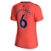 Echipament fotbal Everton James Tarkowski #6 Tricou Deplasare 2023-24 pentru femei maneca scurta